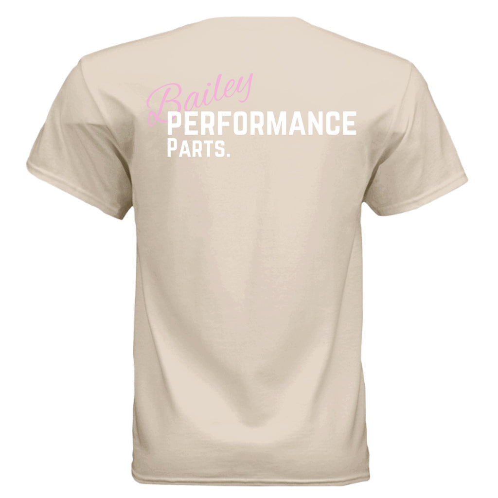 BPP Pink Logo Tee - Bailey Performance Parts